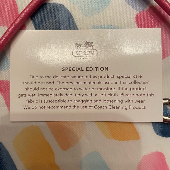 NWT: Coach Special edition pink sequin wristlet. - Picture 6 of 7